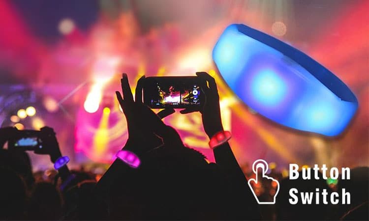 pulseras led con control remoto
